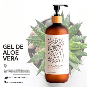 Gel de Aloe vera 250ml Austral Organics 