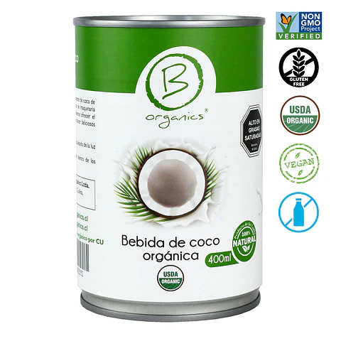  B Organics - Bebida de Coco 400ml 