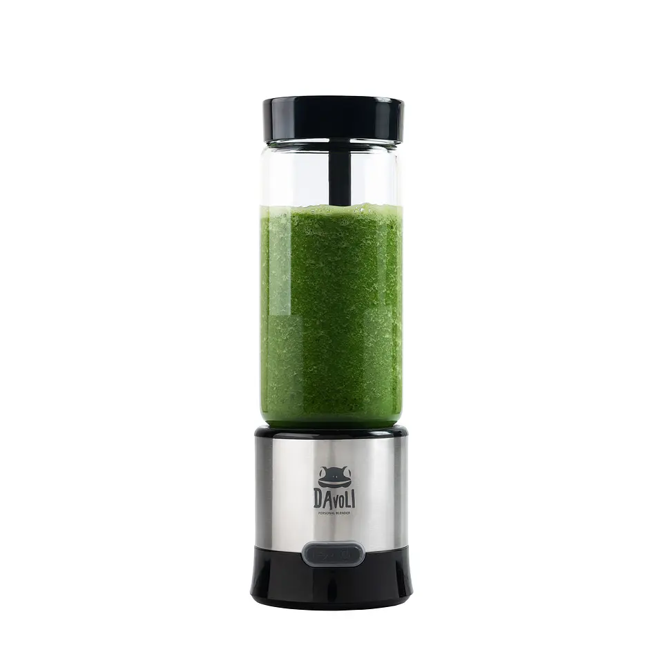 Licuadora personal portátil Davoli Ferro Plateada 450cc DAVOLI 4