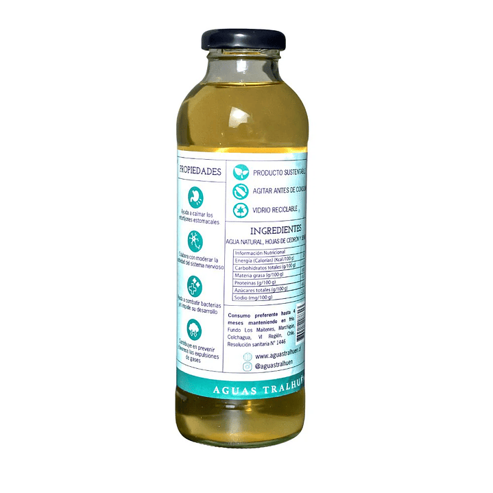 Tralhuen - Agua de Cedron y Jengibre 475ml  2
