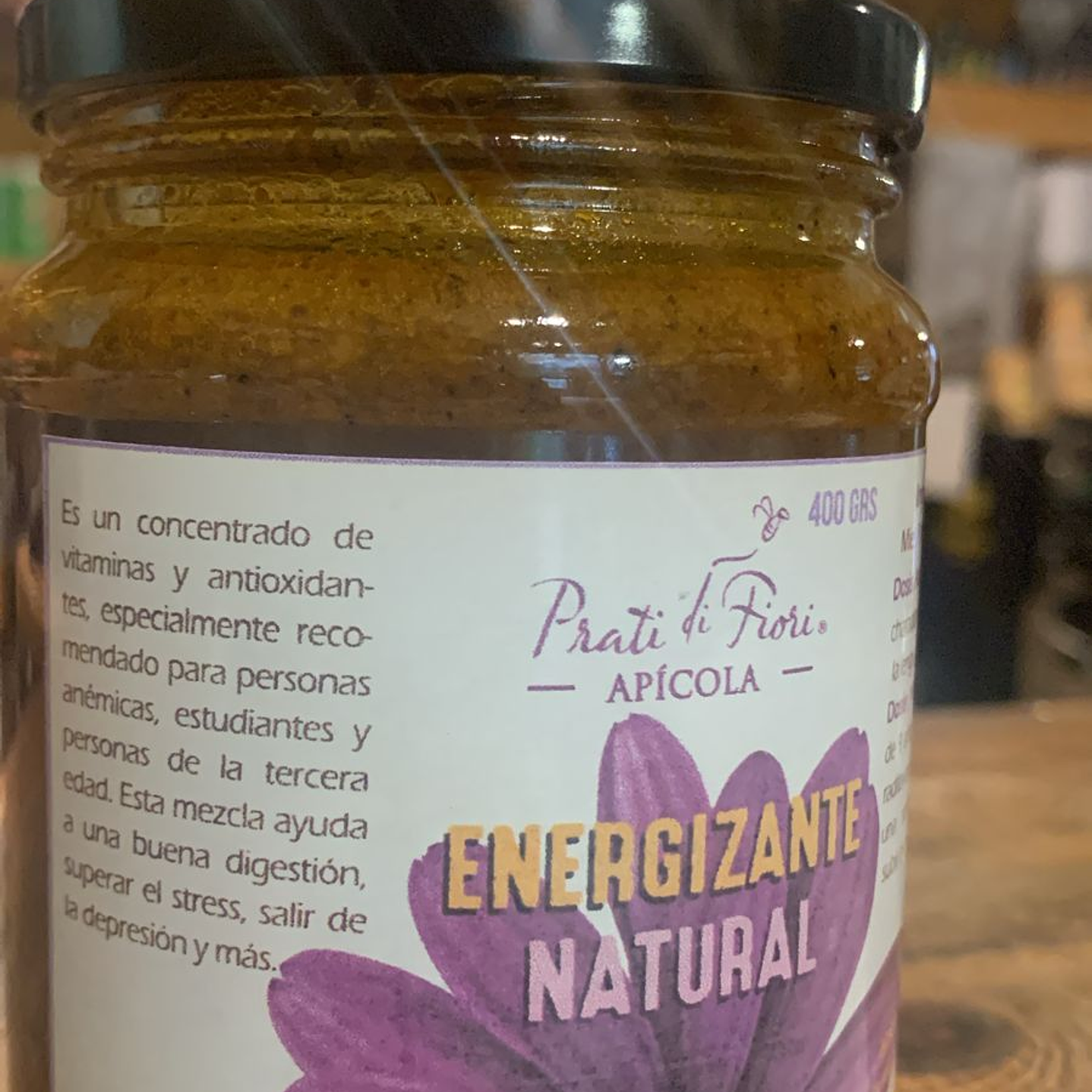 Energizante (Miel polen propoleo) 400gr  Prati di fiori 1