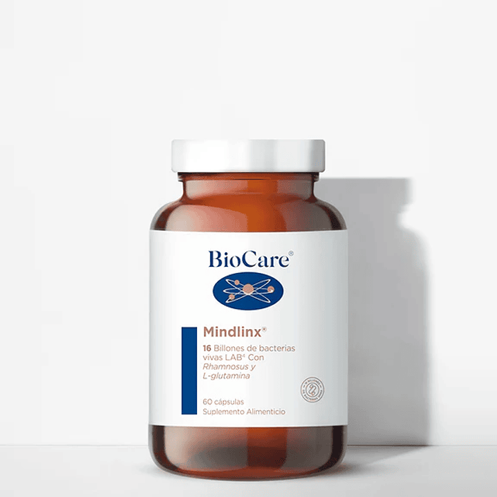 PROBIÓTICOS MINDLINX (LIBRE DE FOS) 60 caps Biocare   1