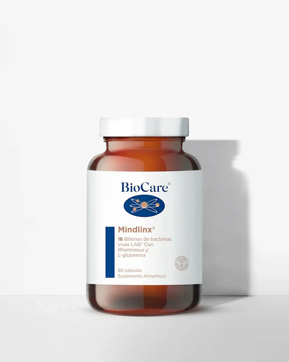 PROBIÓTICOS MINDLINX (LIBRE DE FOS) 60 caps Biocare   1