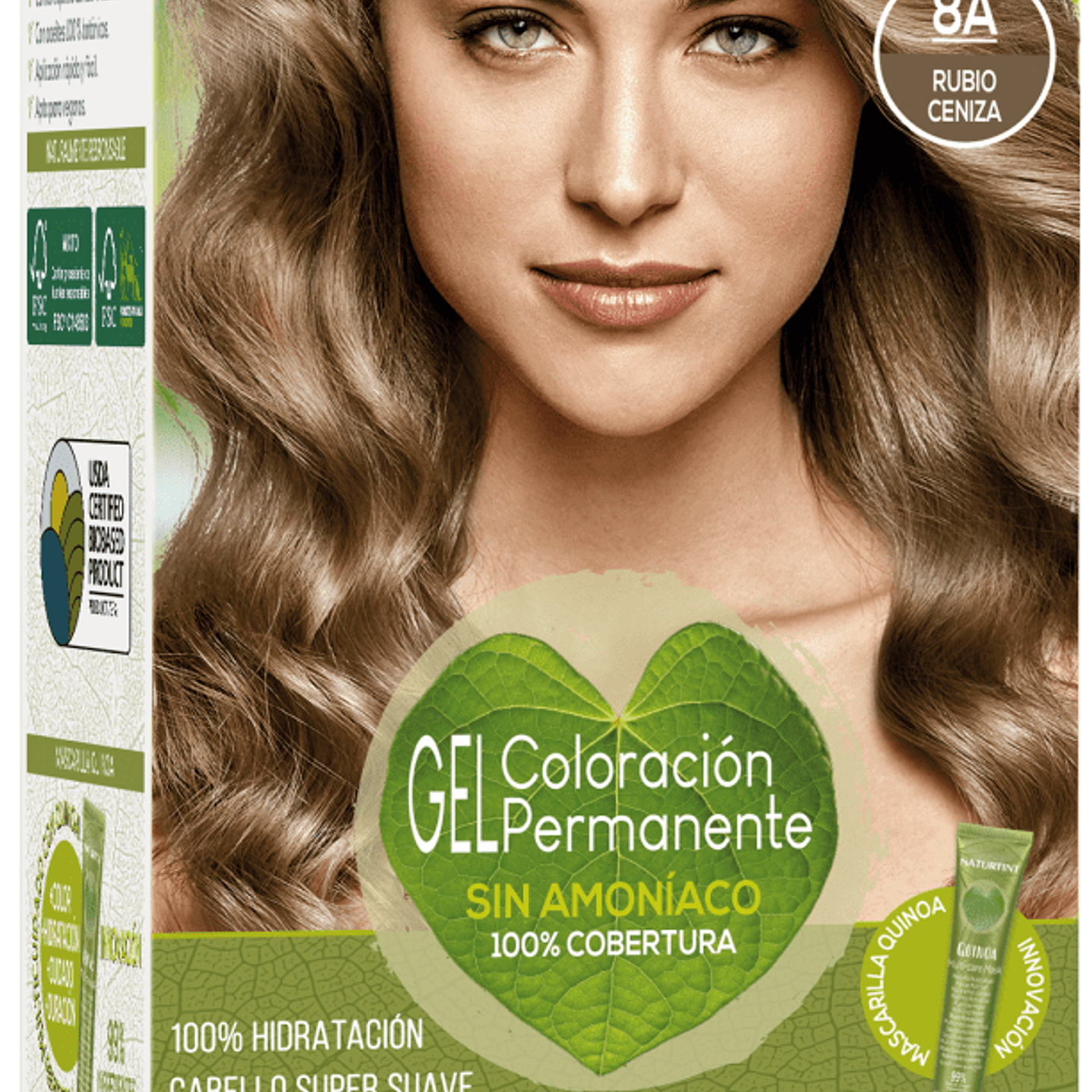 TINTURA DE PELO VEGANO 8A NATURTINT 170 ML 1