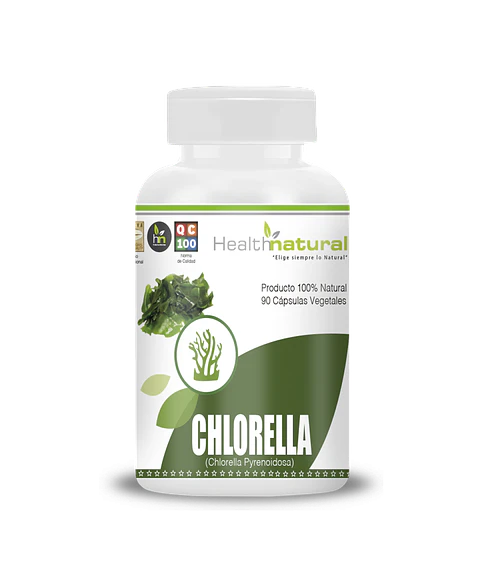Chlorella 90 CÁPS. VEGETALES / 500MG Health Natural