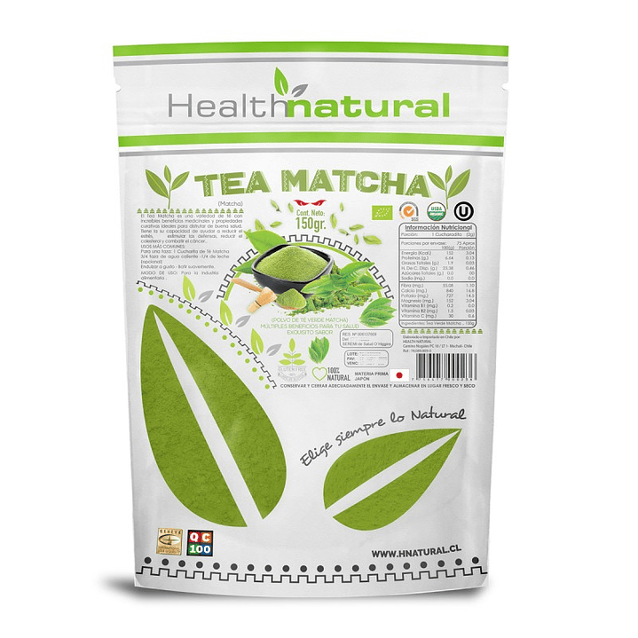 TÉ MATCHA 150gr Health natural  1