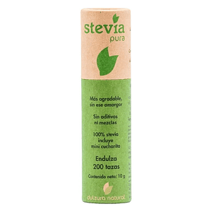 Stevia Pura 10gr  Dulzura Natural