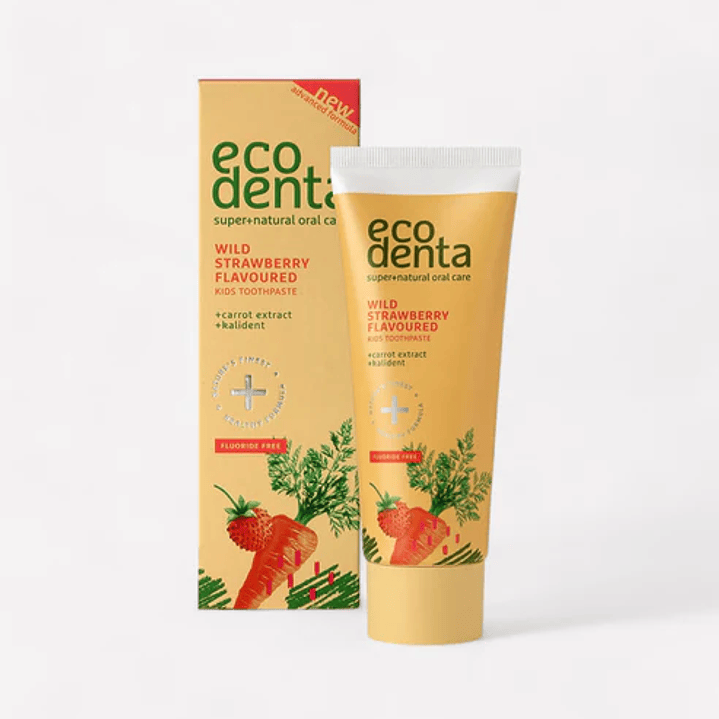 Ecodenta - Pasta dental Infantil con sabor a frutillas 75ml 1