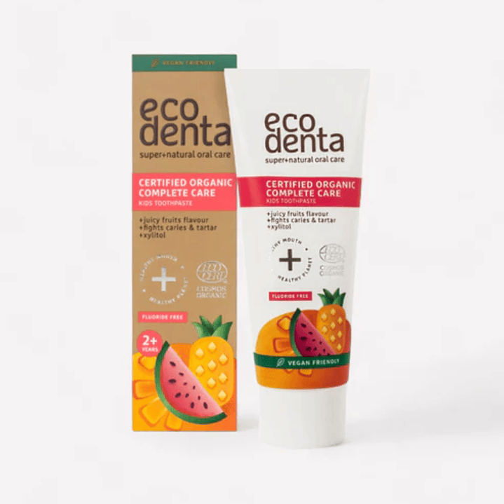 Ecodenta - Pasta dental Infantil con sabor a jugo de frutas 75ml 1