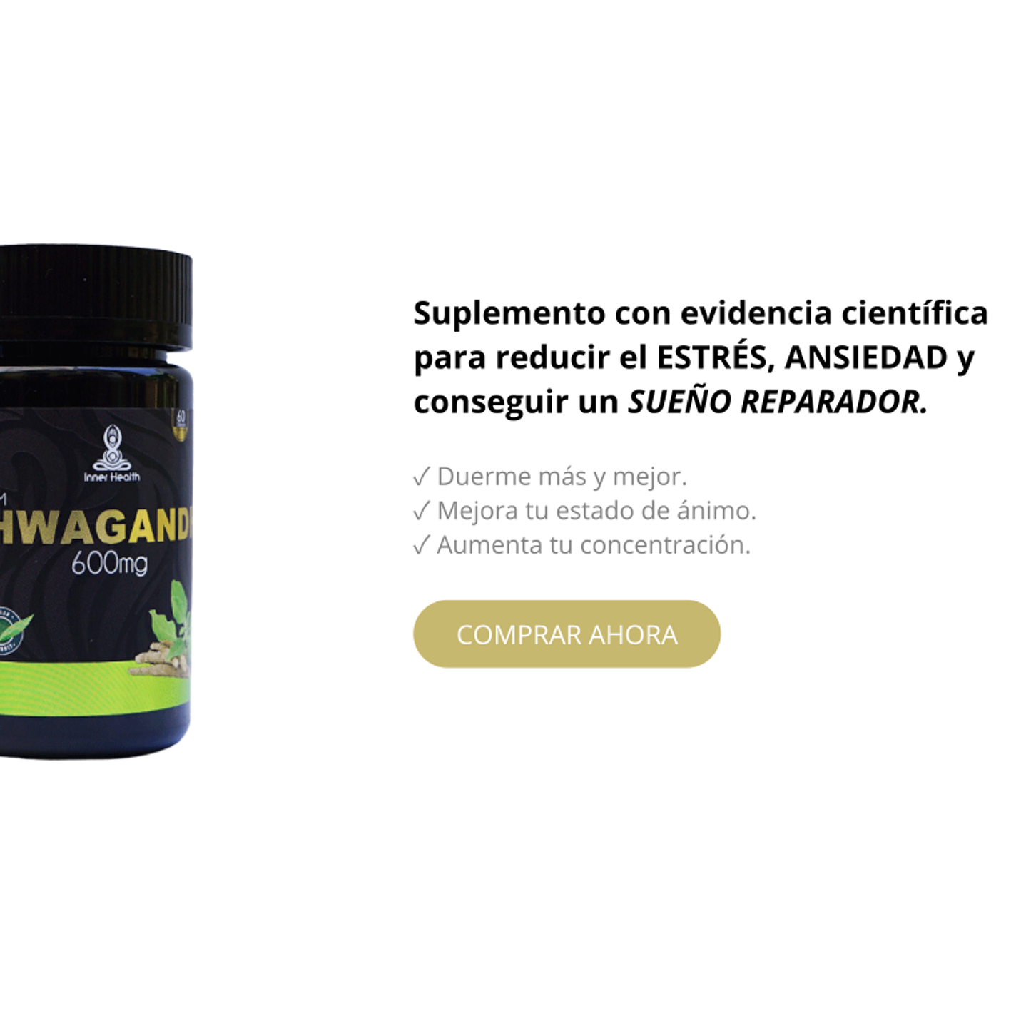 Inner Health - Ashwagandha 600mg 60c 2