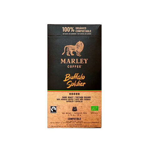 Café orgánico en cápsulas buffalo solider