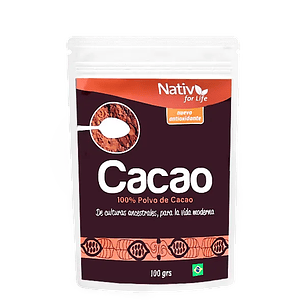 Cacao en polvo 100g Nativ for life 
