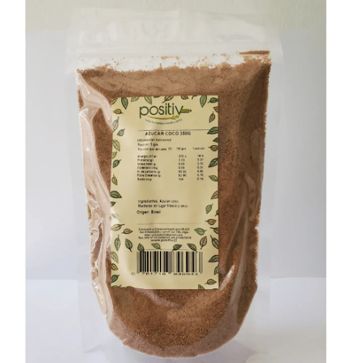 Azúcar de coco 350g positiv 1