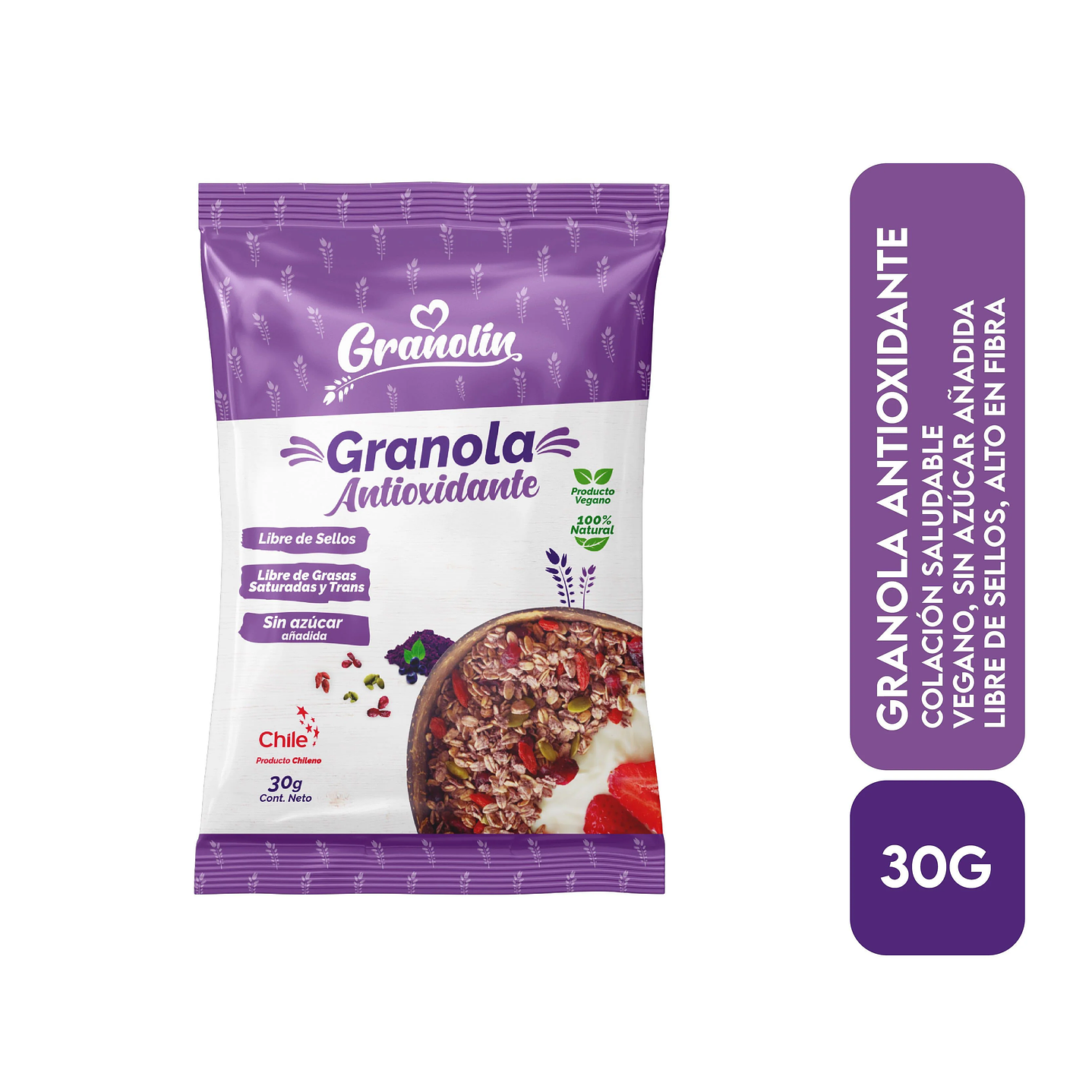 Granolin - Granola Antioxidante individual 30g  1