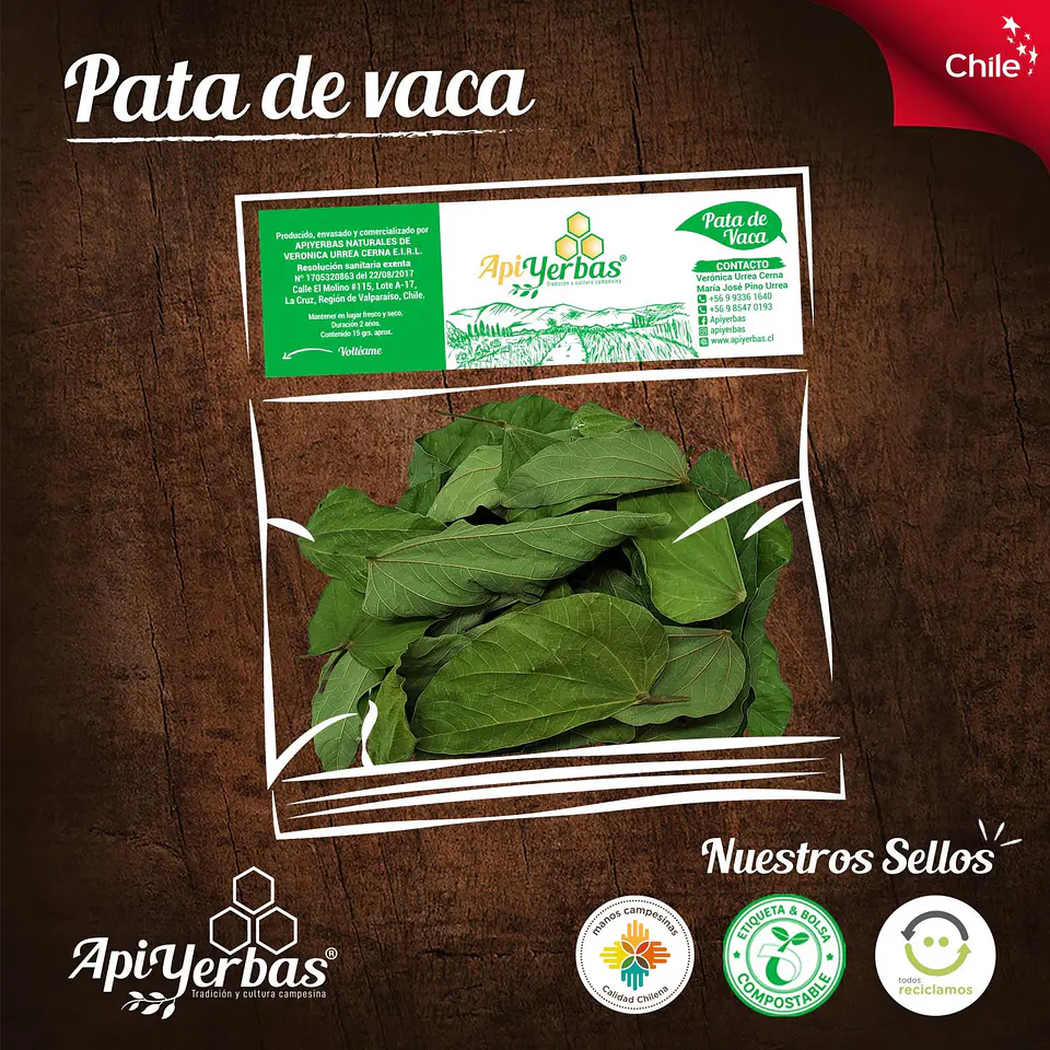 Apiyerbas - Pata de vaca 15g  1