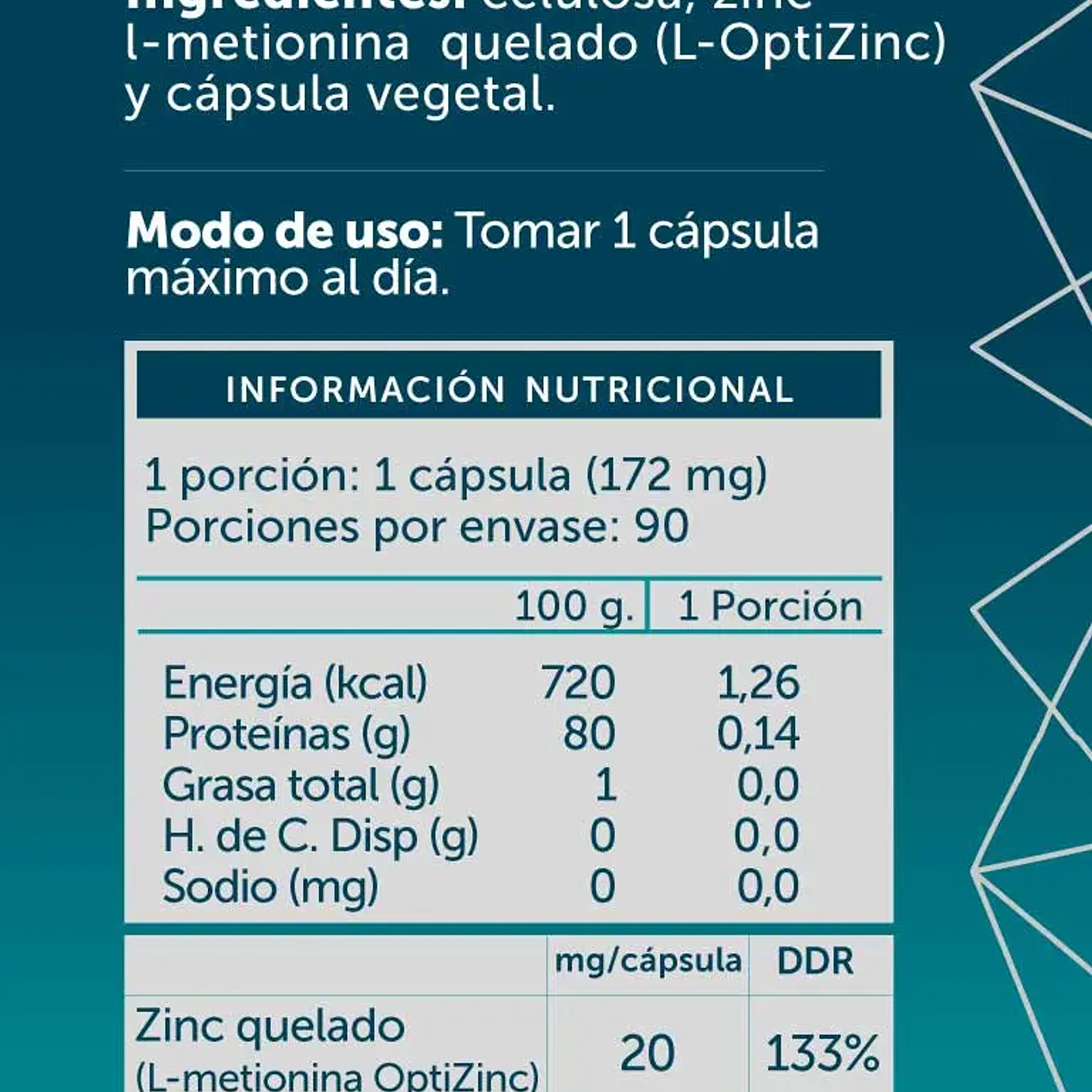 Zinc Plus 90 cápsulas Wellplus 2