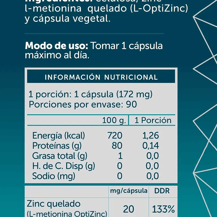 Zinc Plus 90 cápsulas Wellplus 2