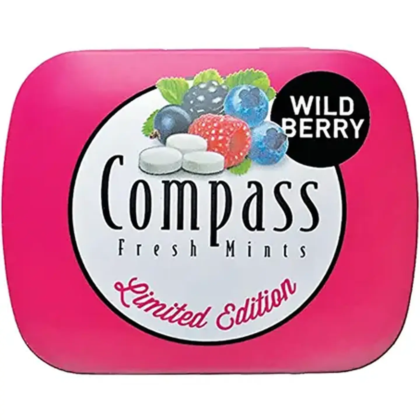 Compass - Caramelos mentolados sabor frutos del bosque 25 uni 1