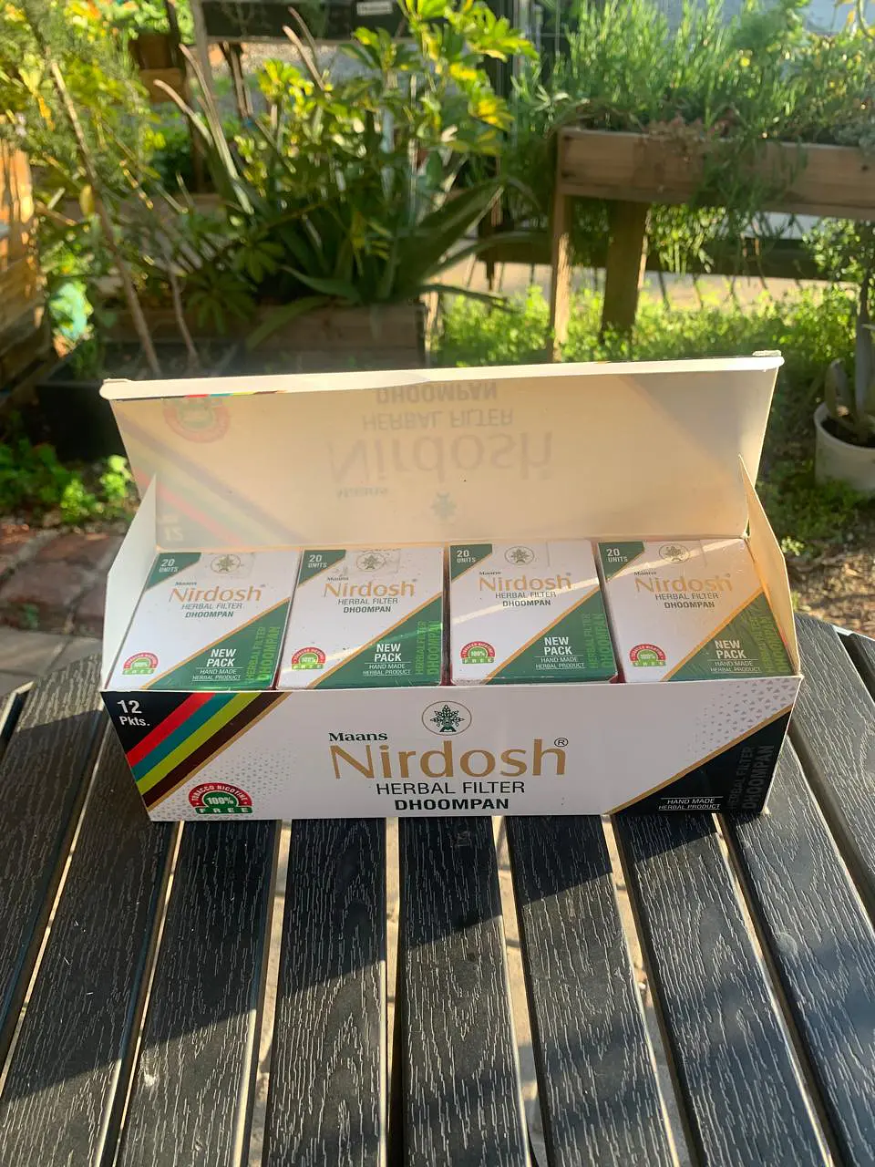 Nirdosh Cigarrillo Herbal - Carton   1