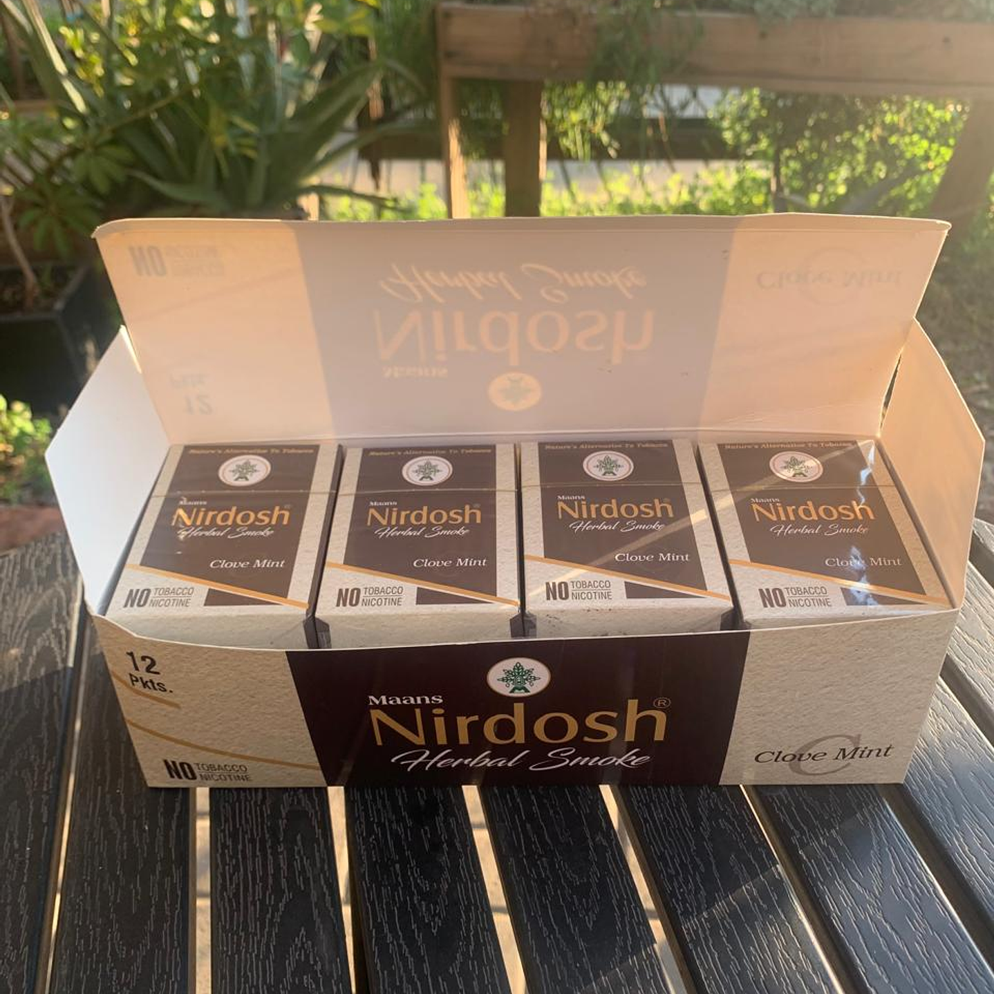 Nirdosh Cigarrillo Herbal Clavo de menta - Carton 1