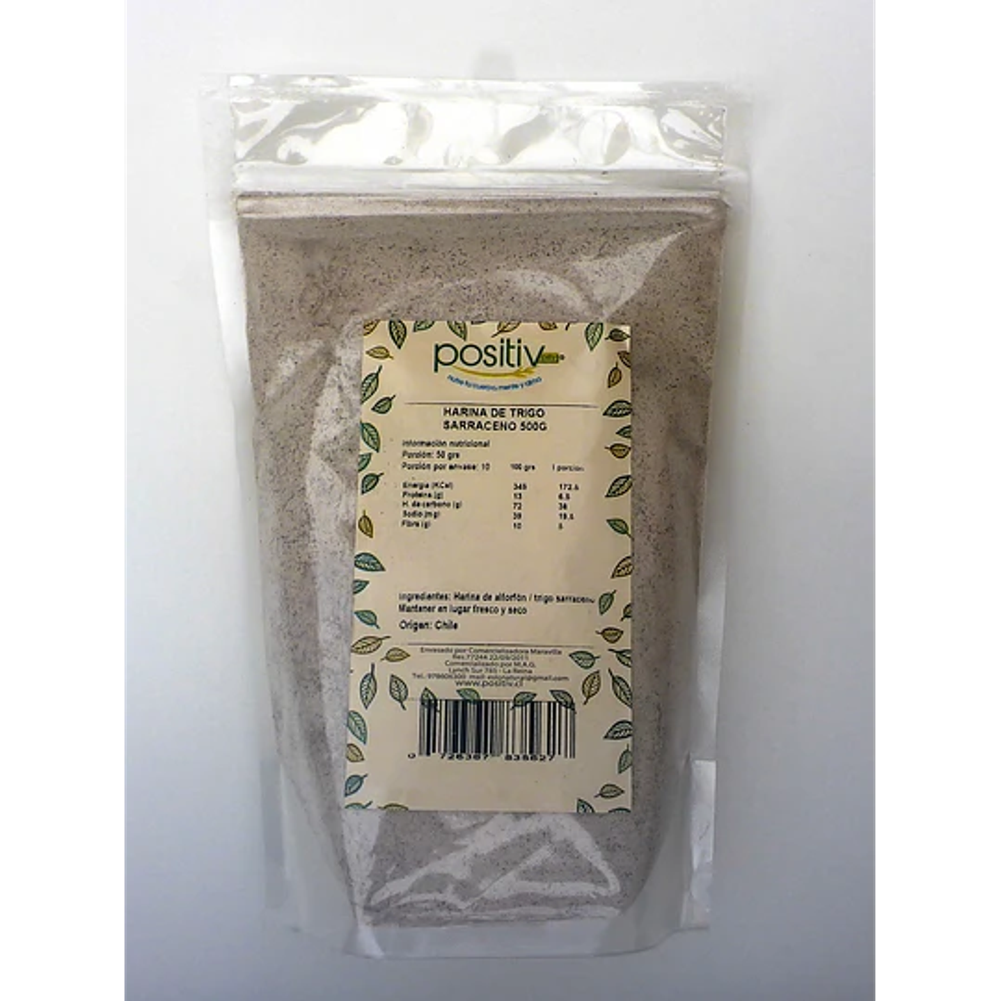 Positiv - Harina de Trigo Sarraceno 500g  1