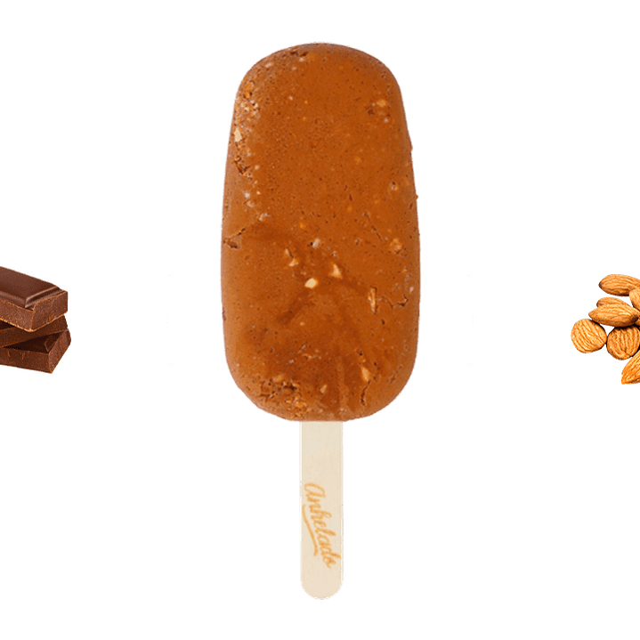 Paleta Chocolate Almendra sin azucar  