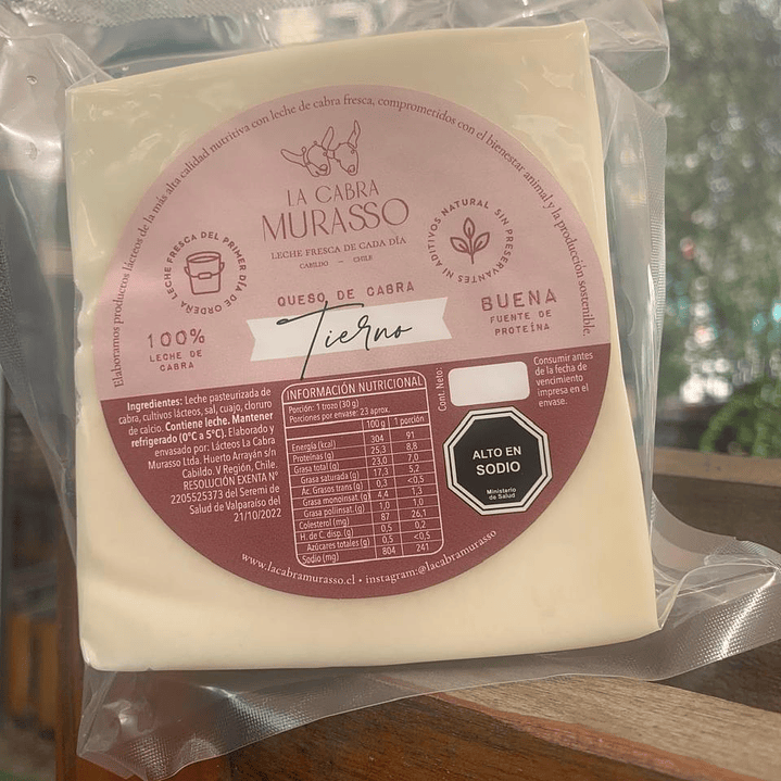 La Cabra Murasso - Queso de Cabra Tierno 200grs 1