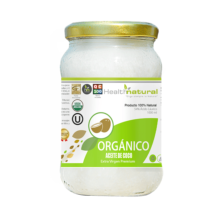 Health natural - Aceite de coco Organico 1000ml 1