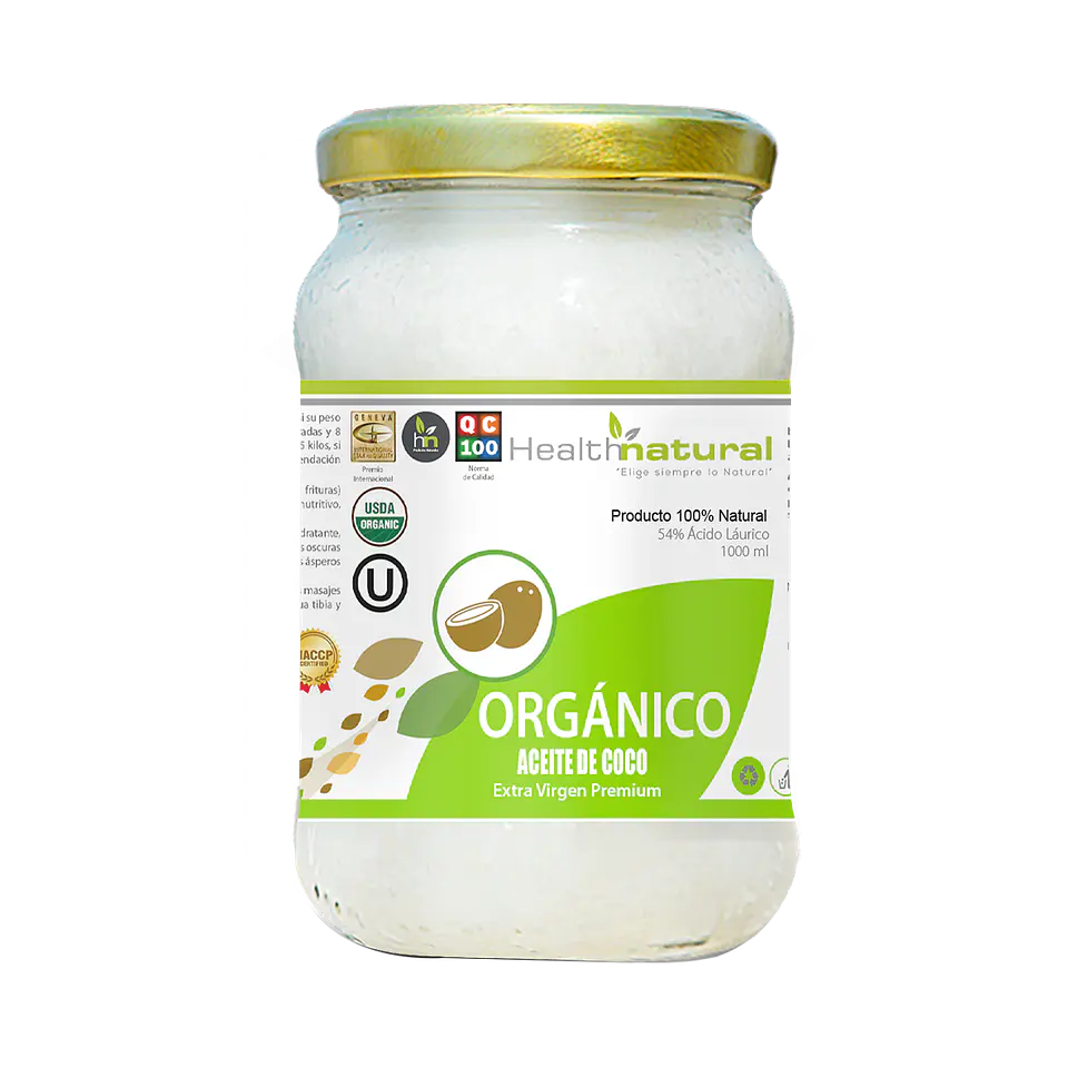 Health natural - Aceite de coco Organico 1000ml 1