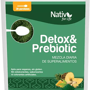 Nativ For Life - Detox & Prebiotic 210grs