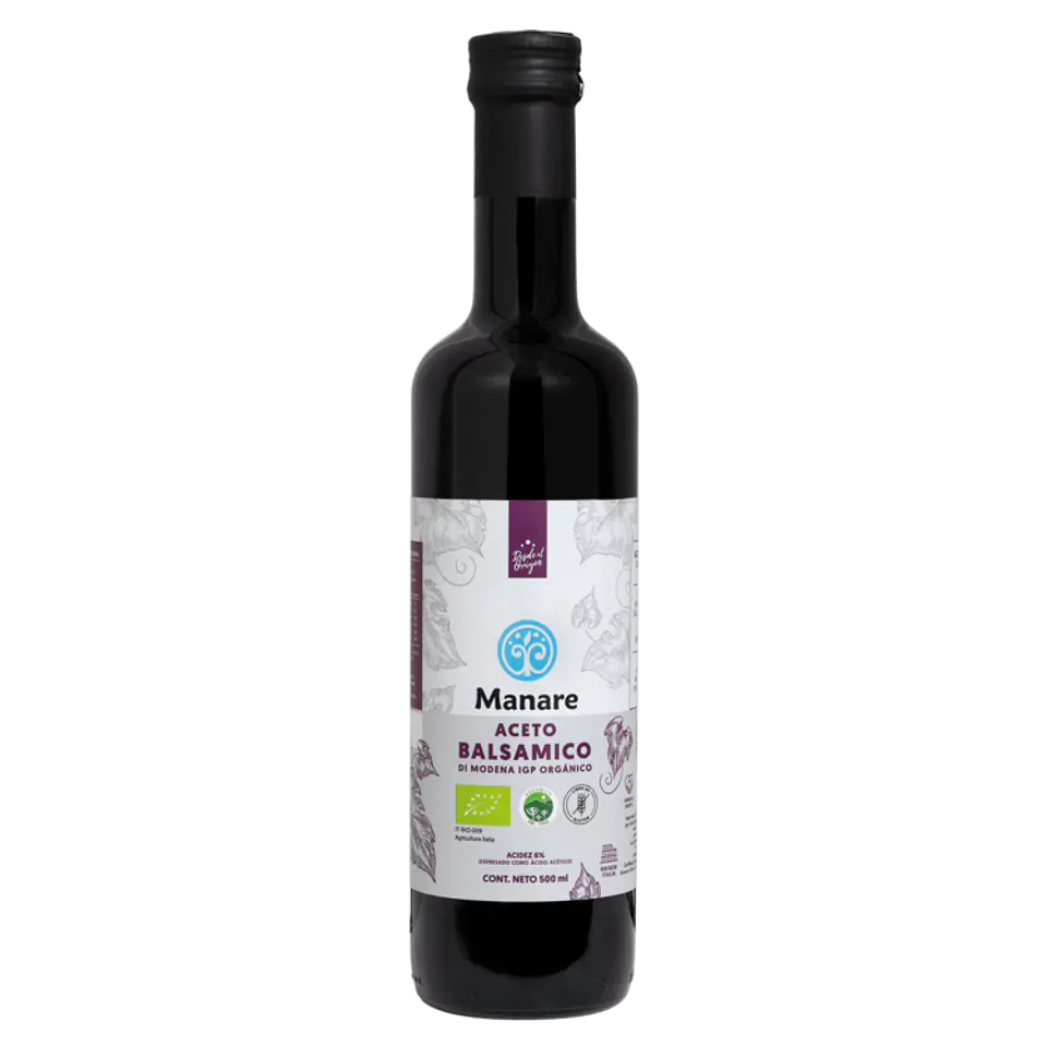 Manare - Aceto Balsámico Orgánico 500ml 1