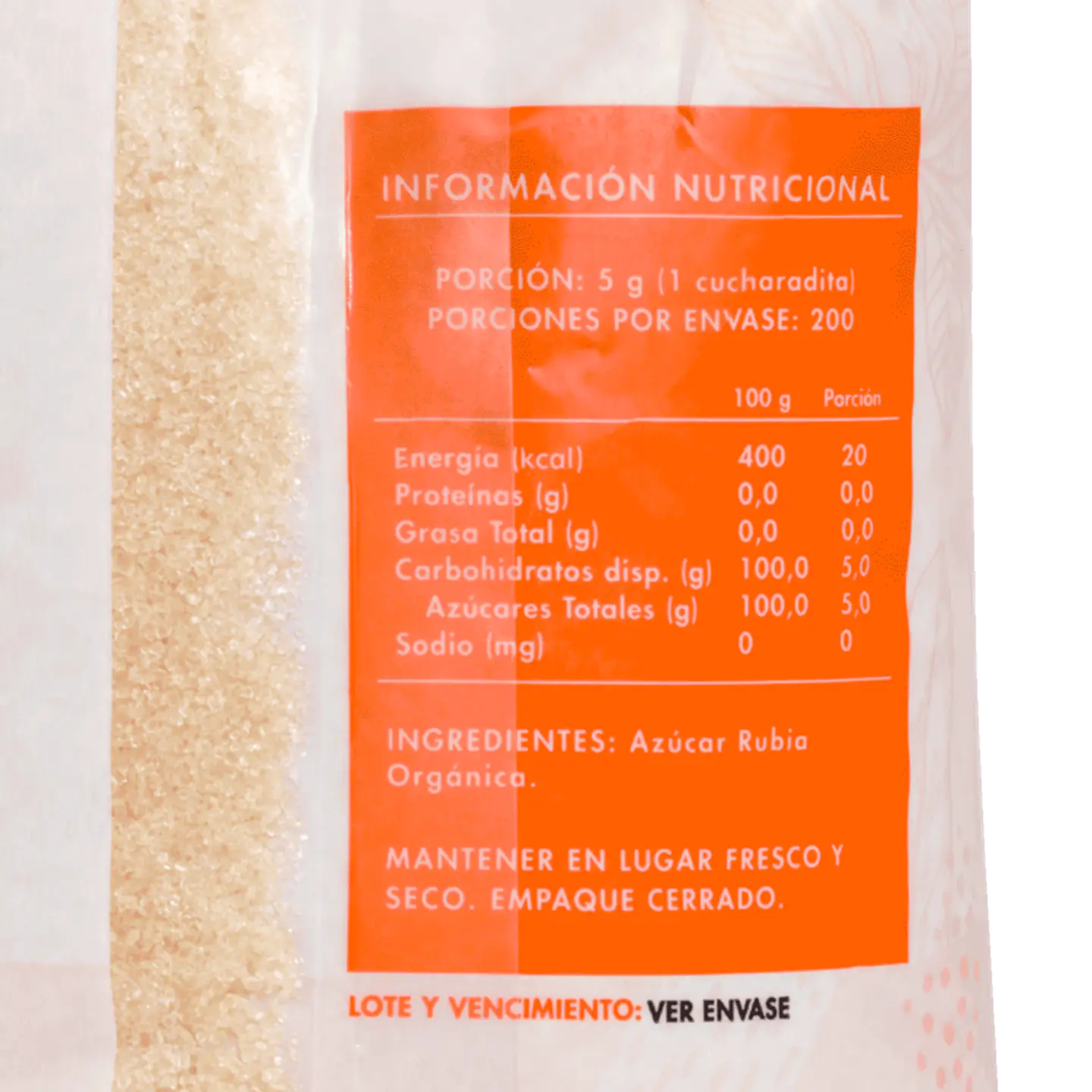 Manare - Azúcar Rubia Orgánica 1kg 3