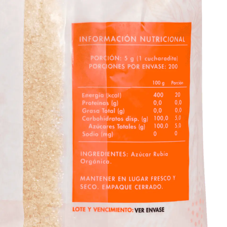 Manare - Azúcar Rubia Orgánica 1kg 3