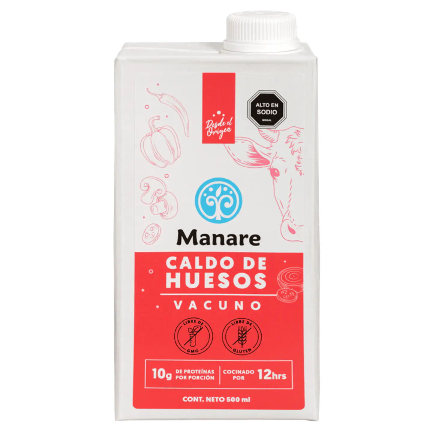 Manare - Caldo de Huesos de Vacuno 500ml 1