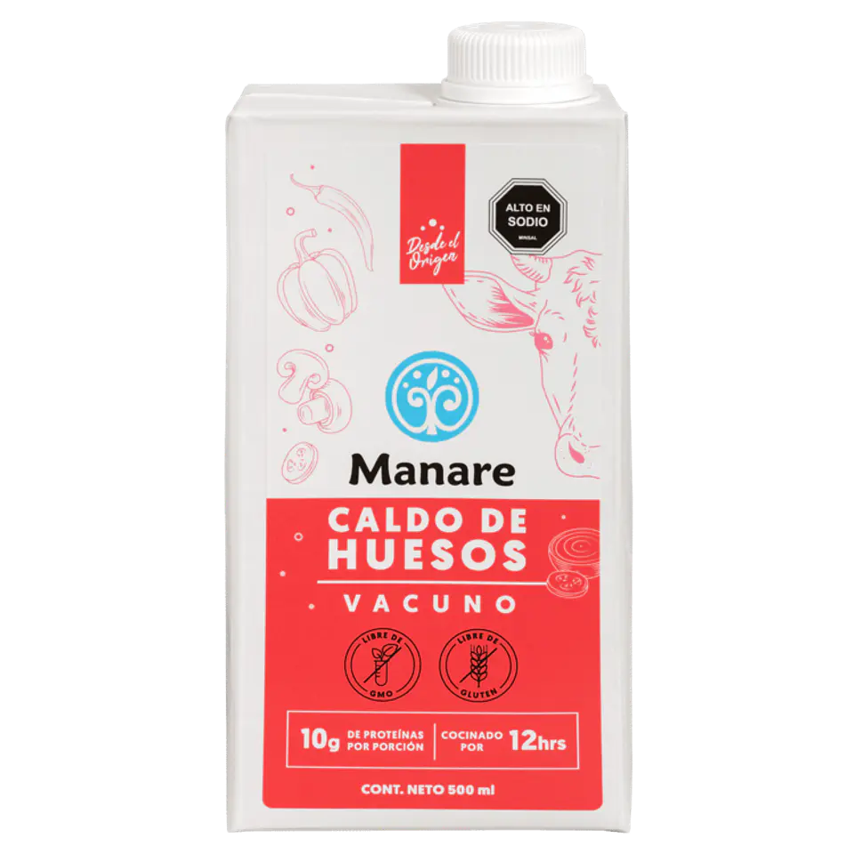 Manare - Caldo de Huesos de Vacuno 500ml 1