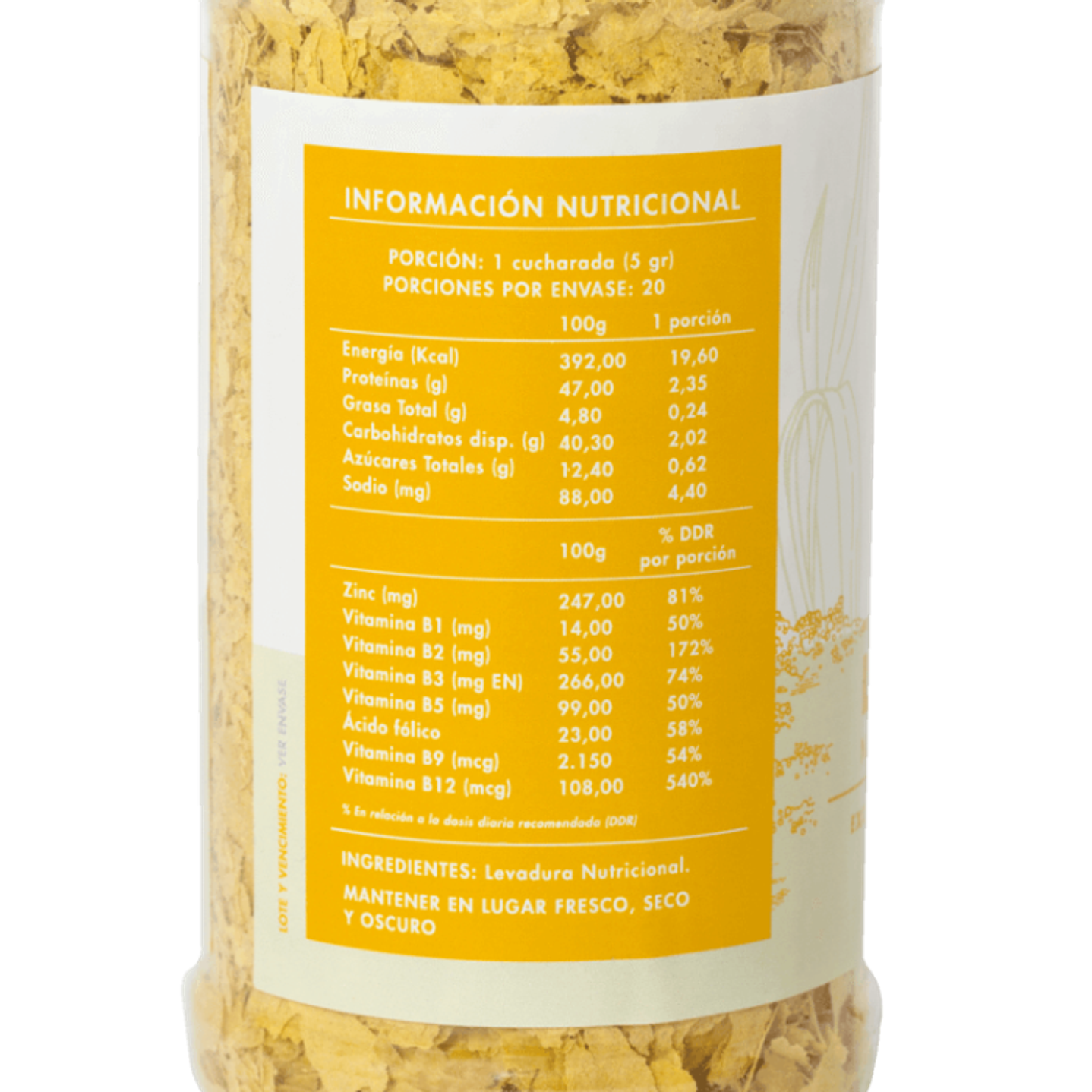 Manare - Levadura Nutricional 100g 2