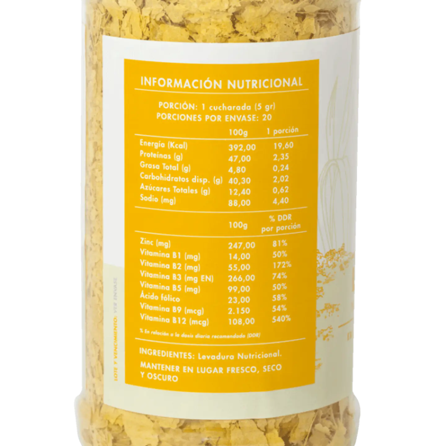 Manare - Levadura Nutricional 100g 2