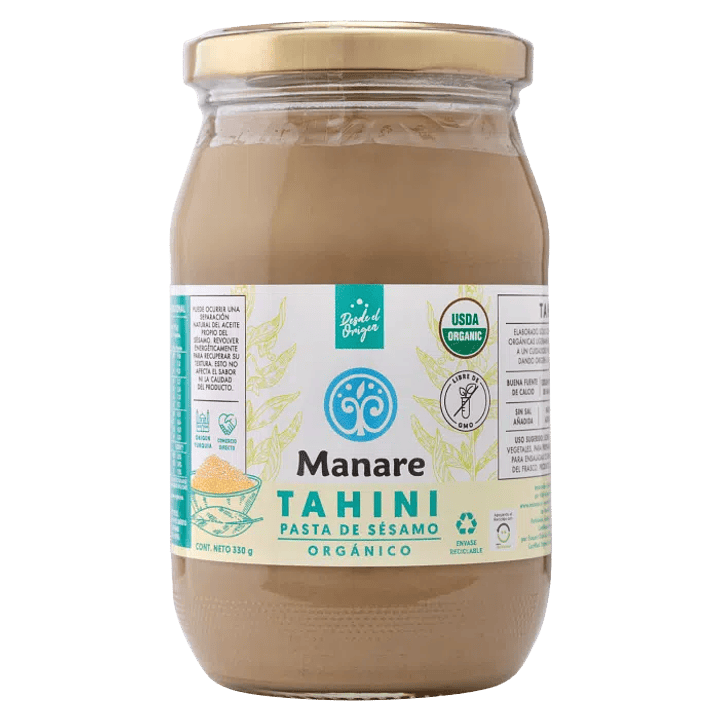Manare - Pasta de sesamo organica Tahini 330gr  1