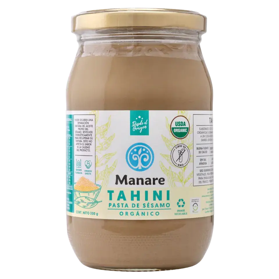 Manare - Pasta de sesamo organica Tahini 330gr  1