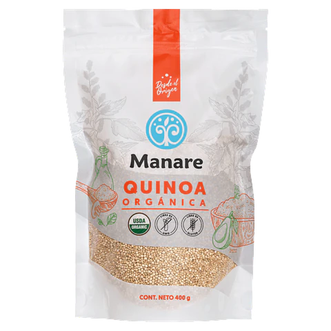 Manare - Quinoa Blanca Orgánica 400g