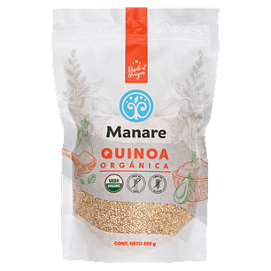 Manare - Quinoa Blanca Orgánica 400g