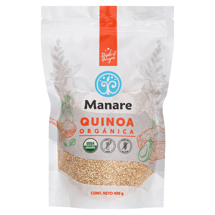 Manare - Quinoa Blanca Orgánica 400g 1
