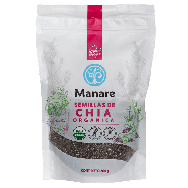 Manare - Semillas de Chía Orgánica 200g 1