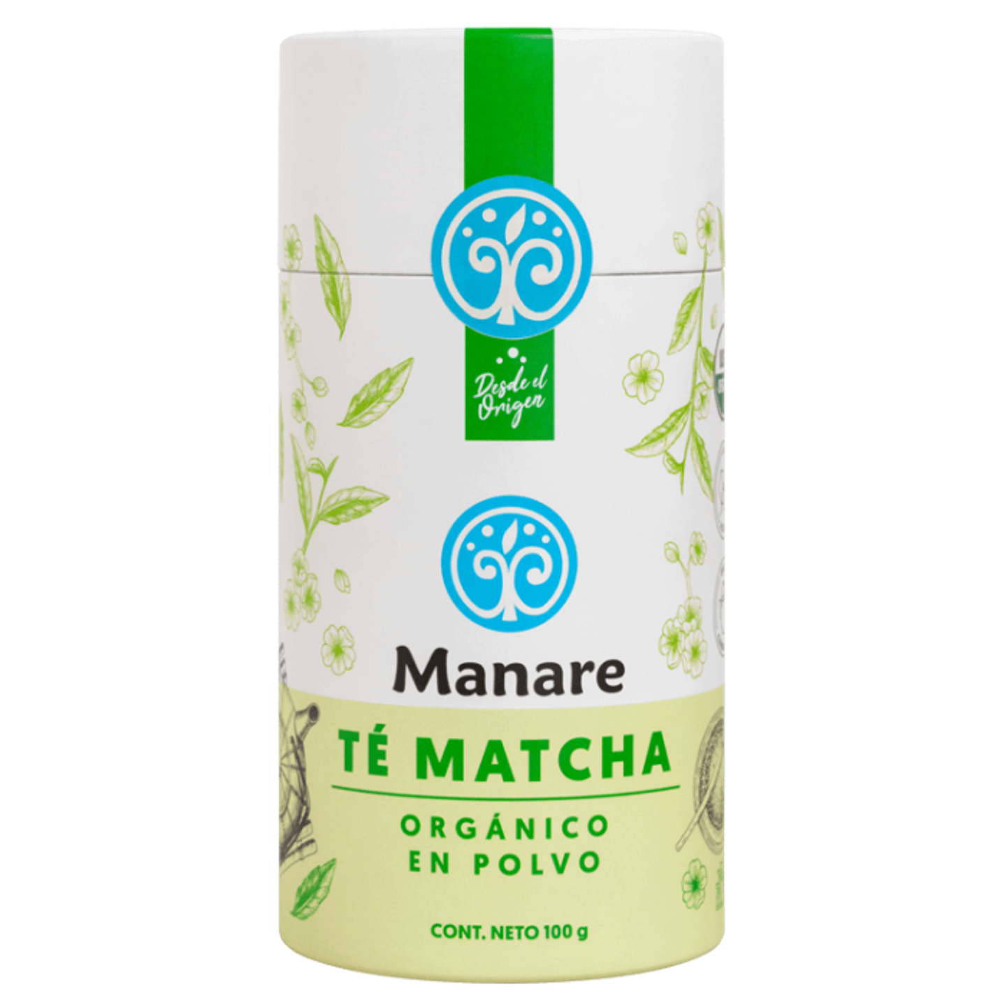Manare - Te Matcha organico en polvo 100g  1