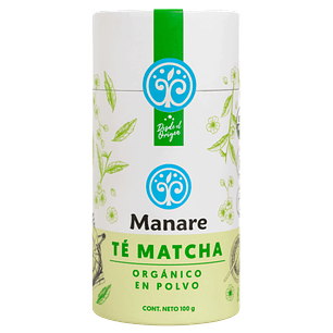 Manare - Te Matcha organico en polvo 100g 