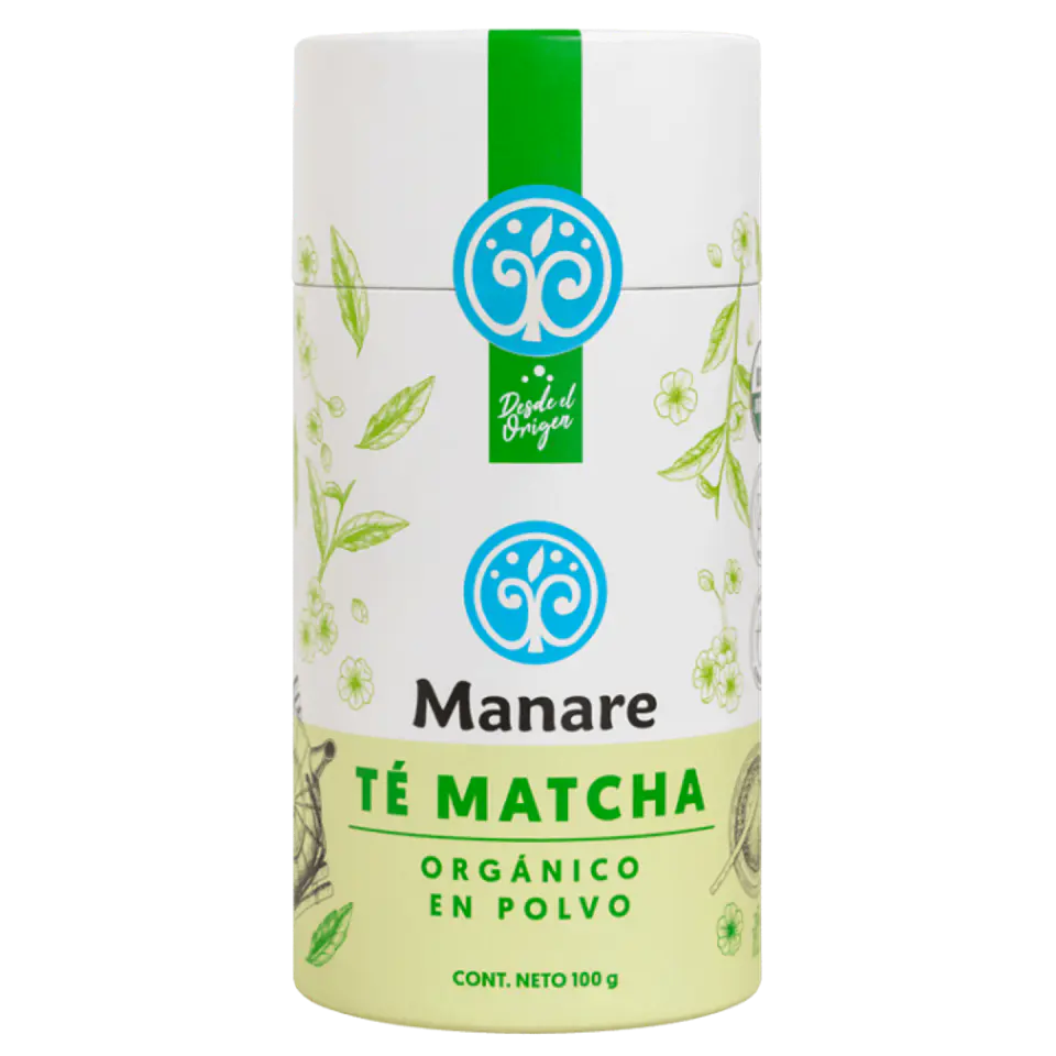 Manare - Te Matcha organico en polvo 100g  1