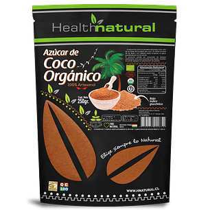 Health natural - Azúcar de coco Orgánico 250grs
