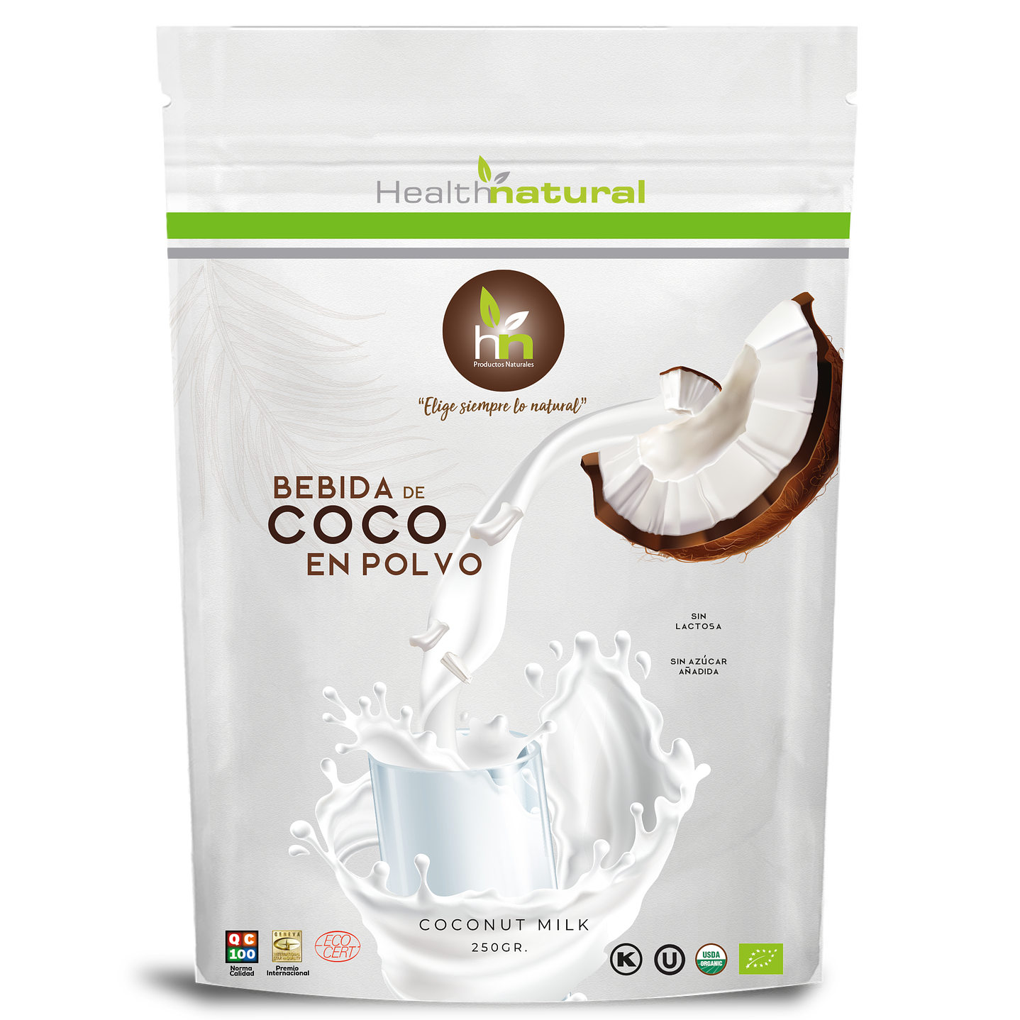 Health natural - Bebida de Coco en polvo 250grs 1