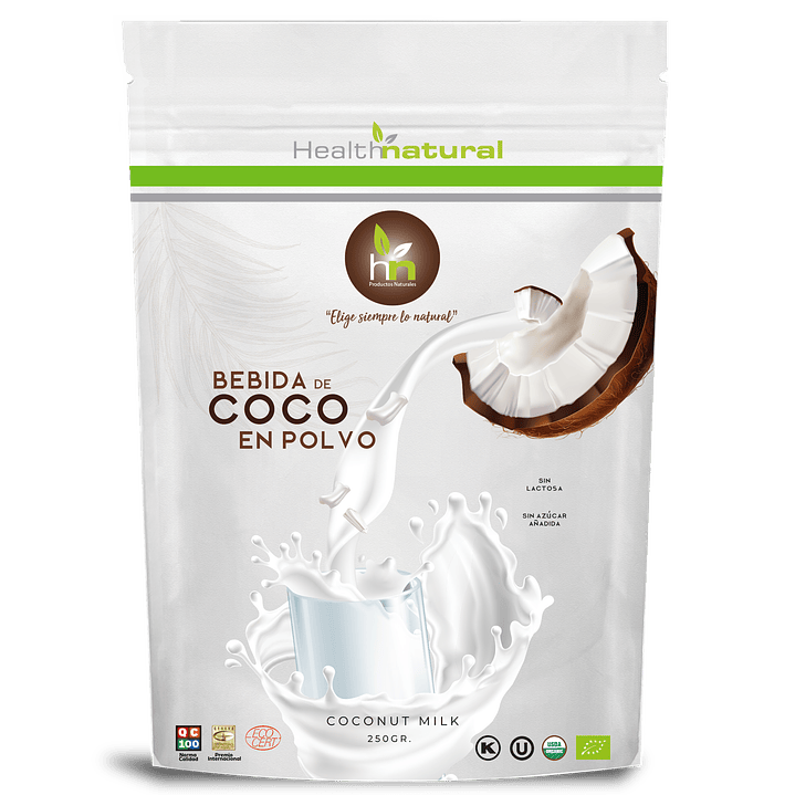 Health natural - Bebida de Coco en polvo 250grs 1