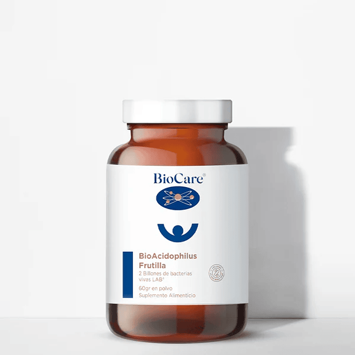 BioCare - BioAcidophilus de frutilla en polvo 60g 1